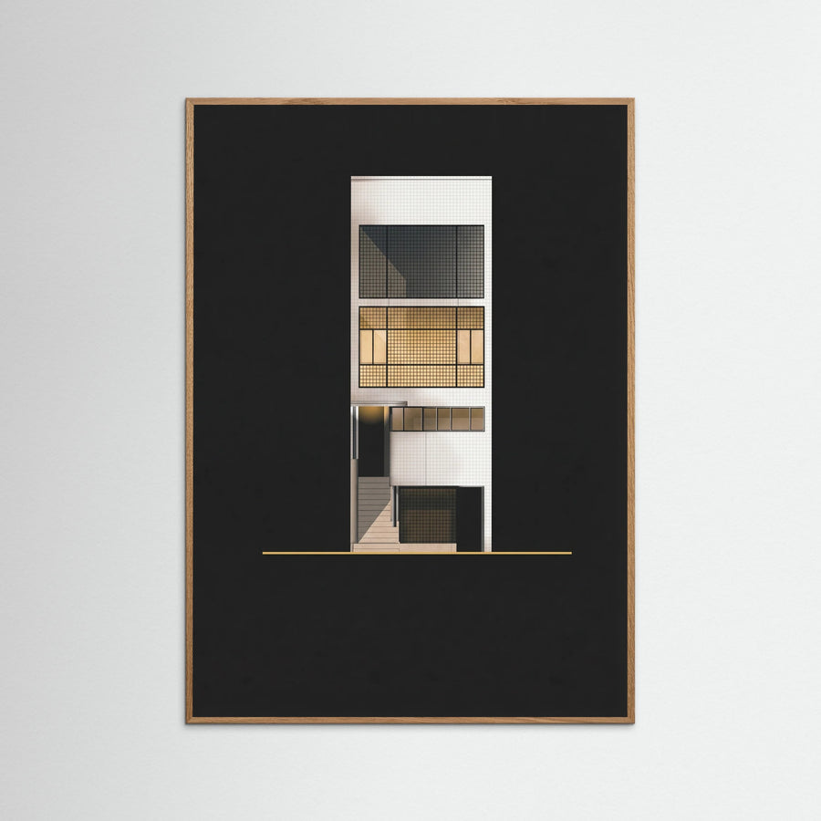 Modernist Facade Black