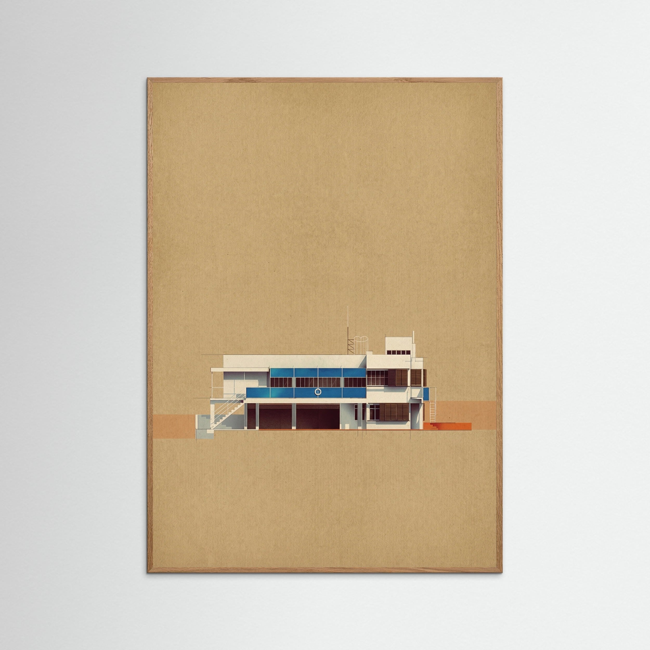 Oak Nature Modernist Section View