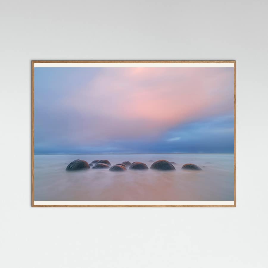 Moeraki Boulders Poster – poster and art print