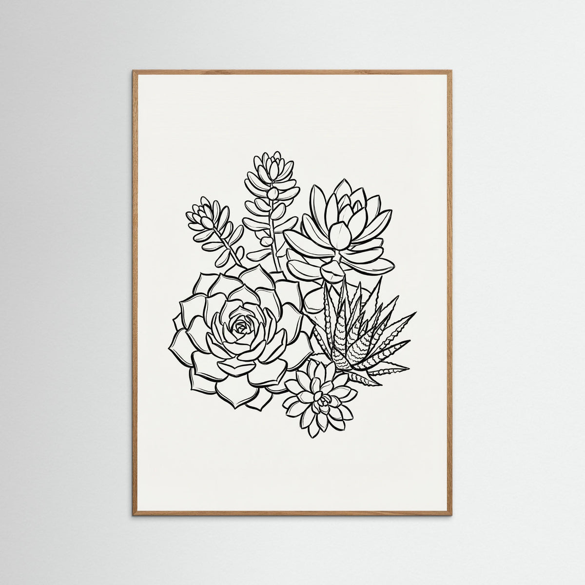 Oak Nature Monochromatic Bouquet