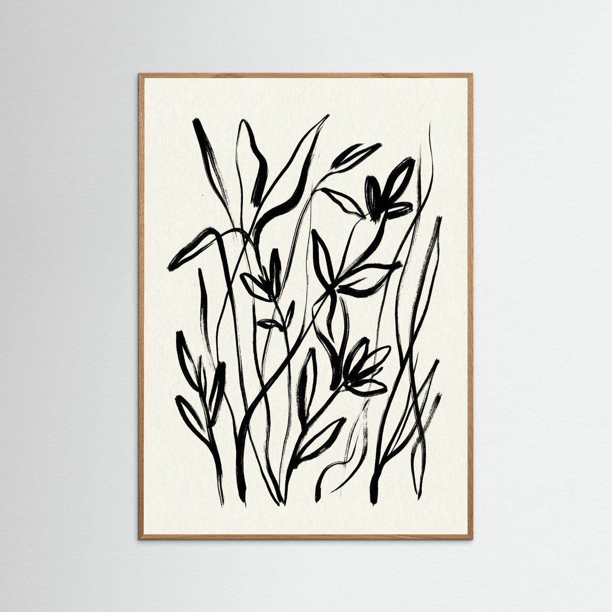 Oak Nature Monochrome Bloom