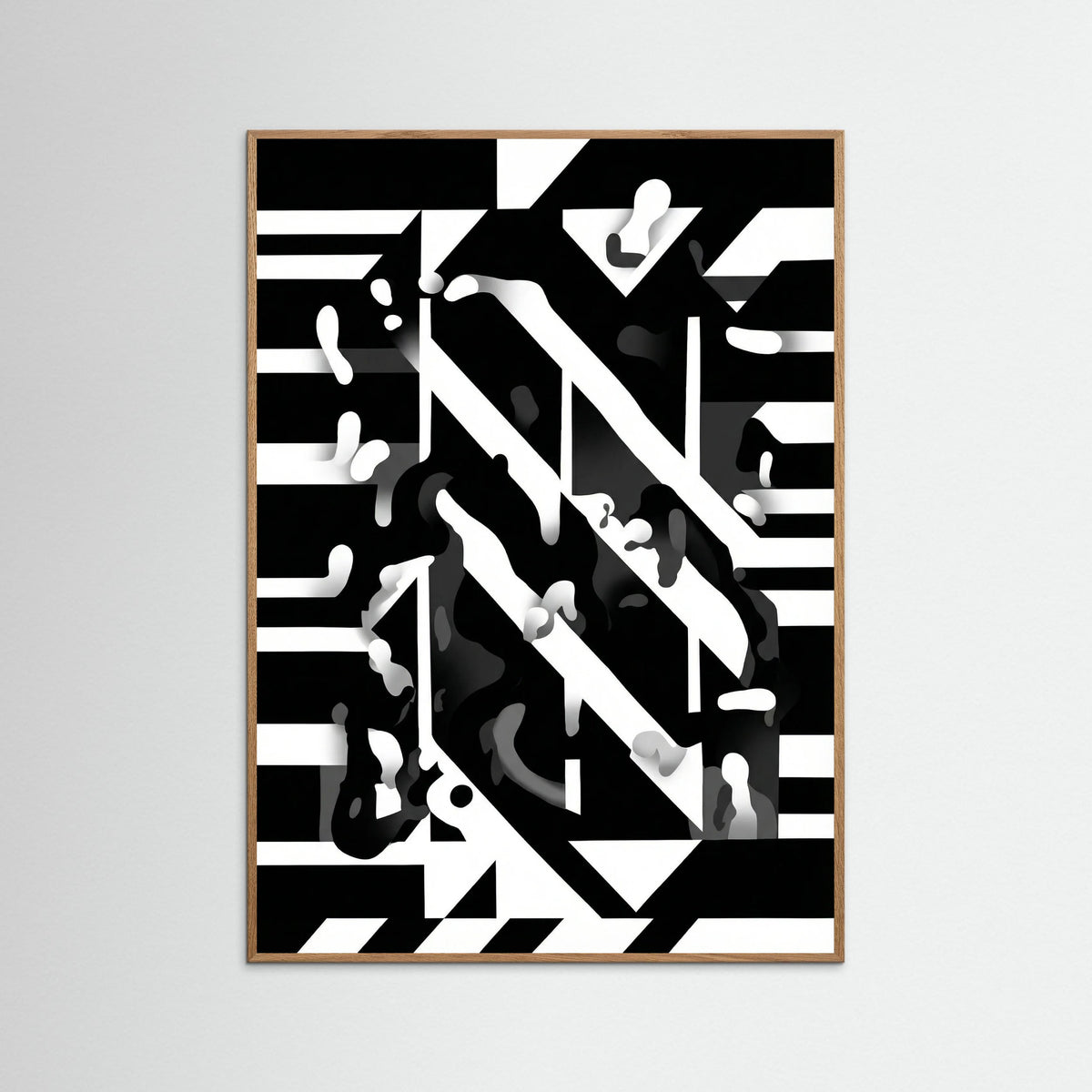 Oak Nature Monochrome Dynamics