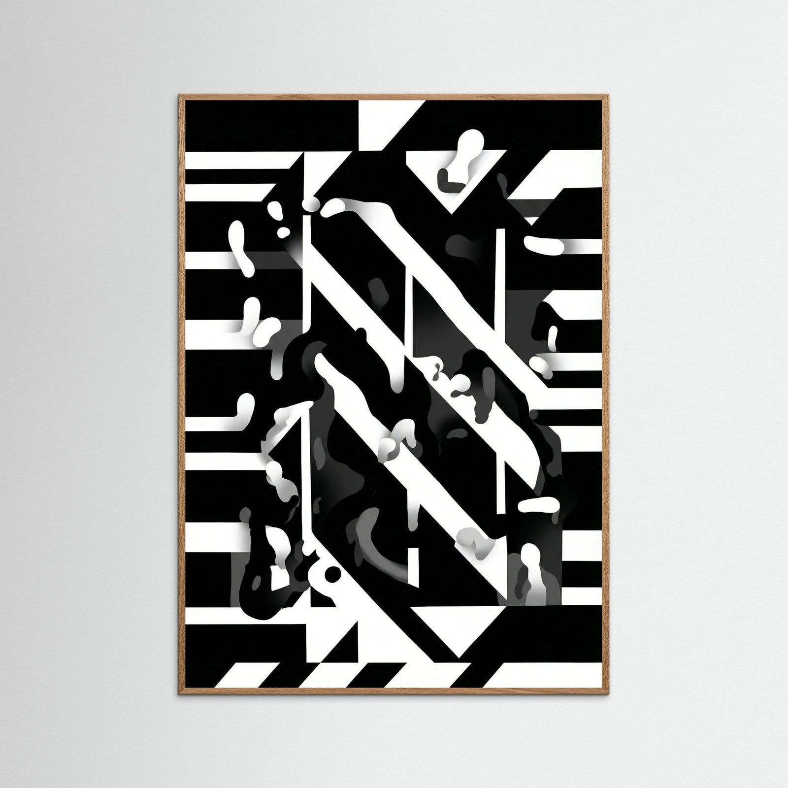 Oak Nature Monochrome Dynamics