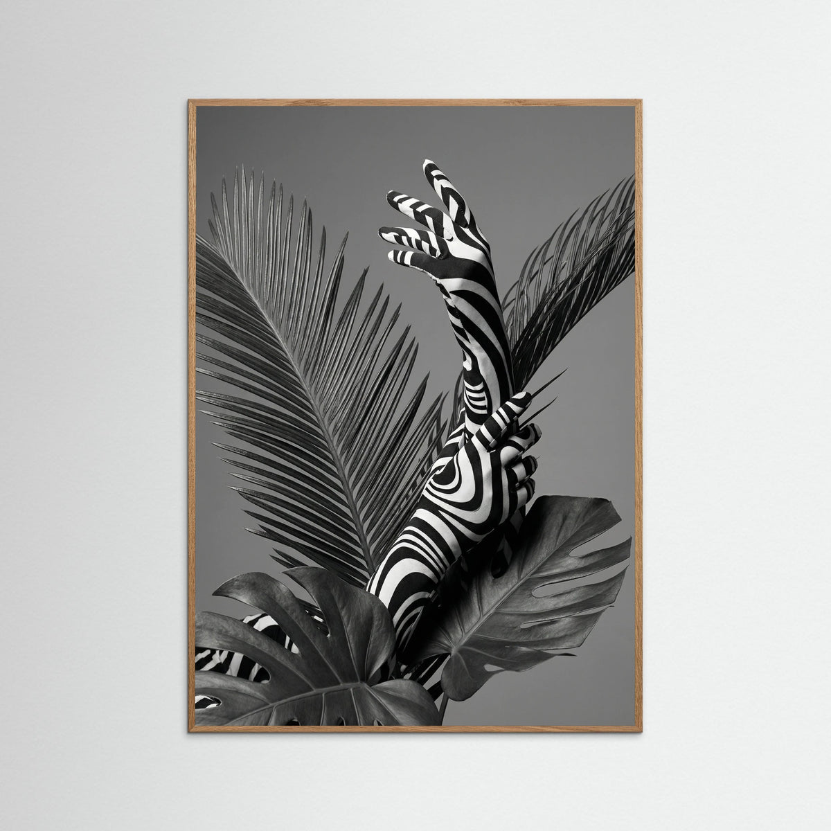 Oak Nature Monstera Grace