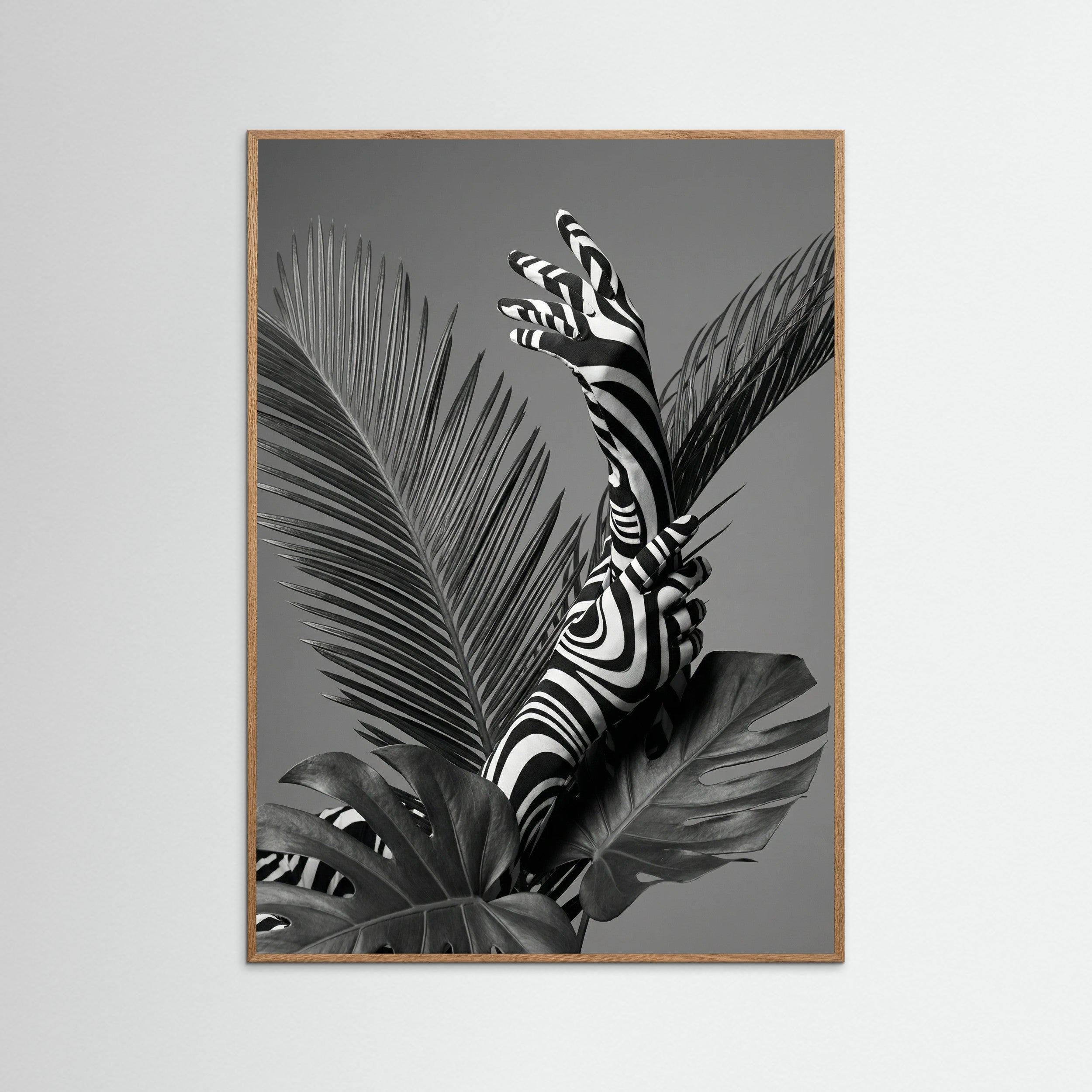 Oak Nature Monstera Grace