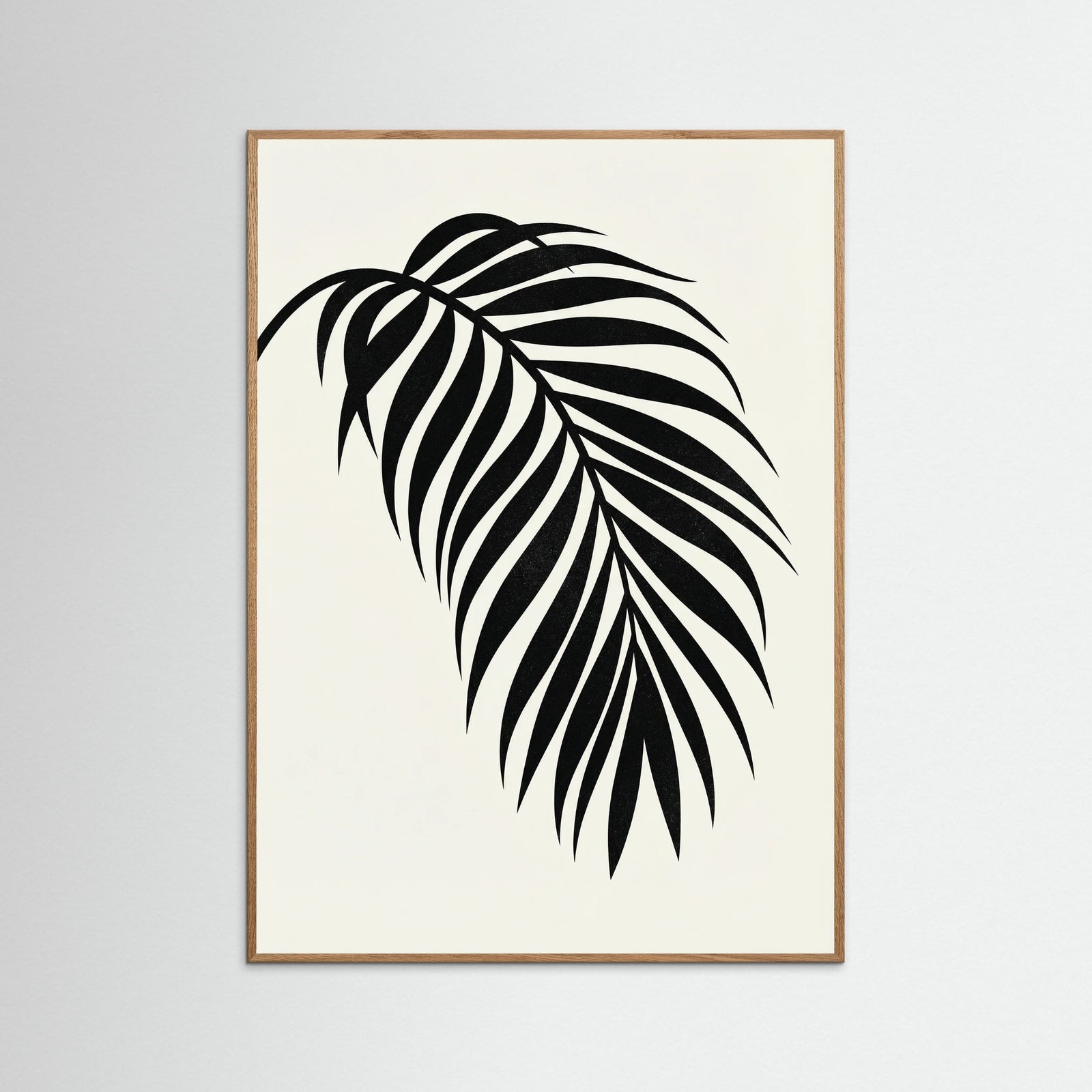 Oak Nature Monstera Silhouette