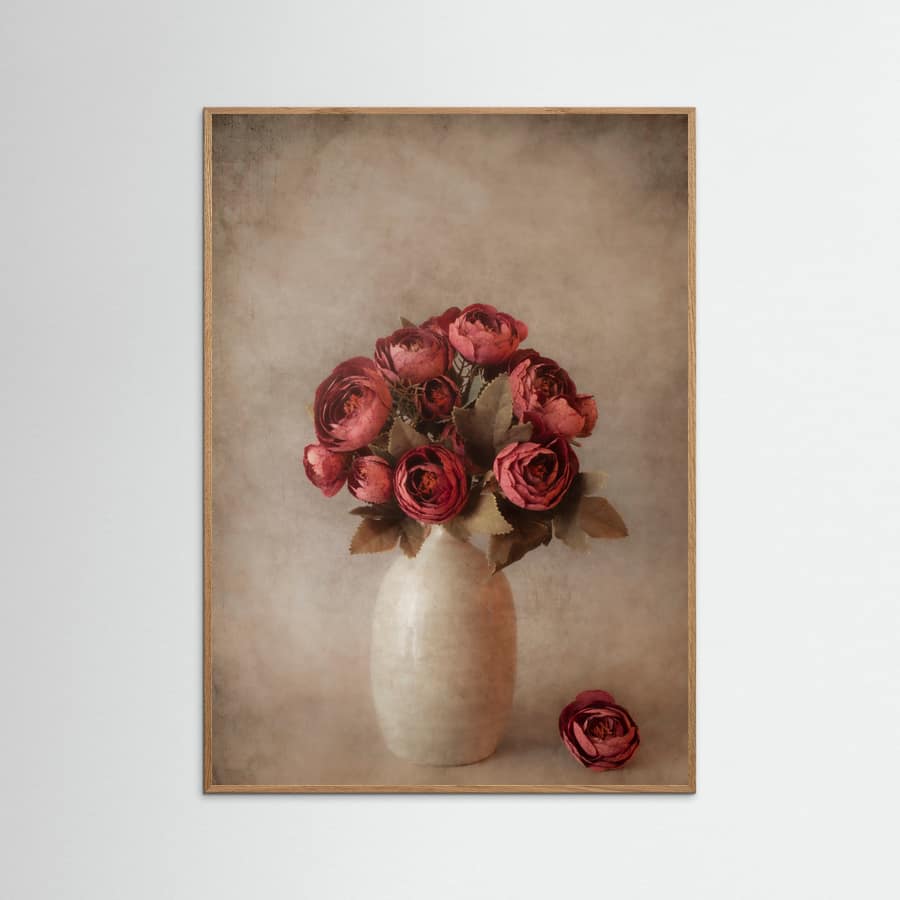 Plakat Moody Red Blooms