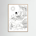 Oak Nature Moomins Bloom