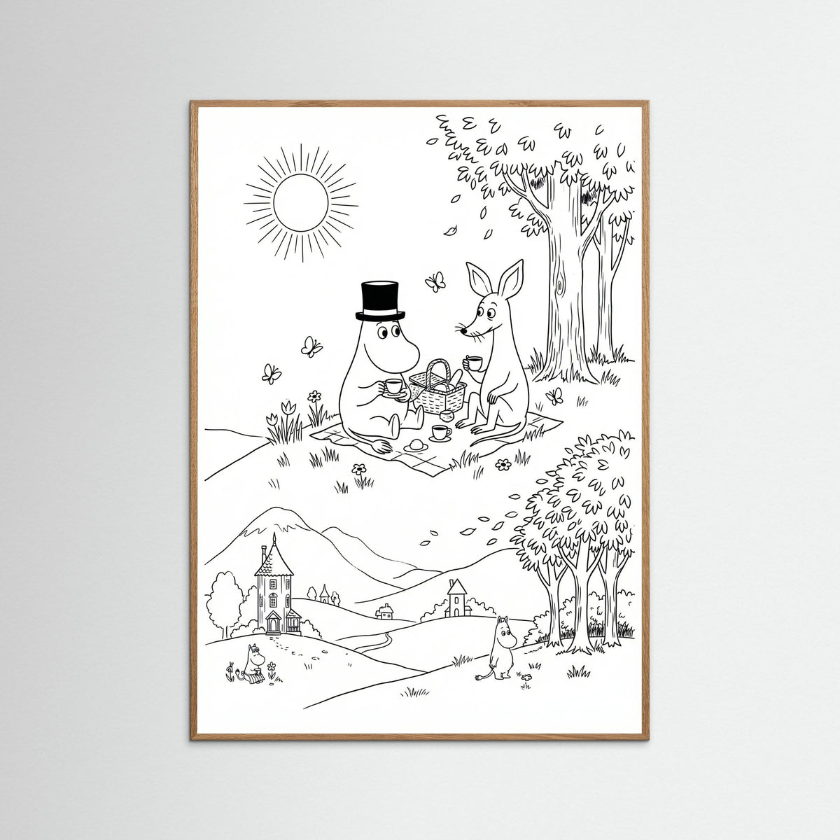 Oak Nature Moomins Bloom