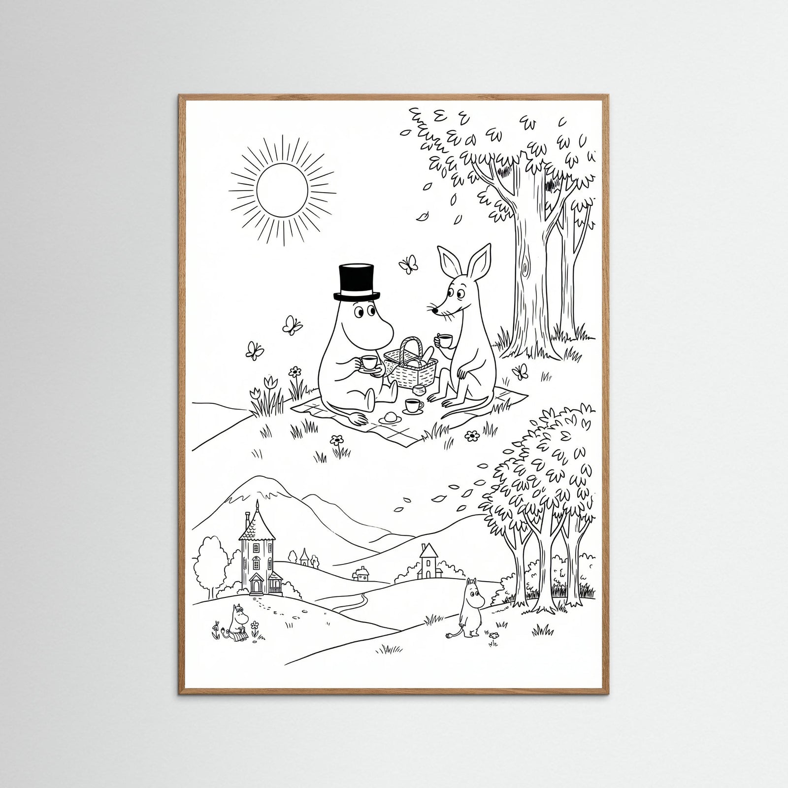 Oak Nature Moomins Bloom