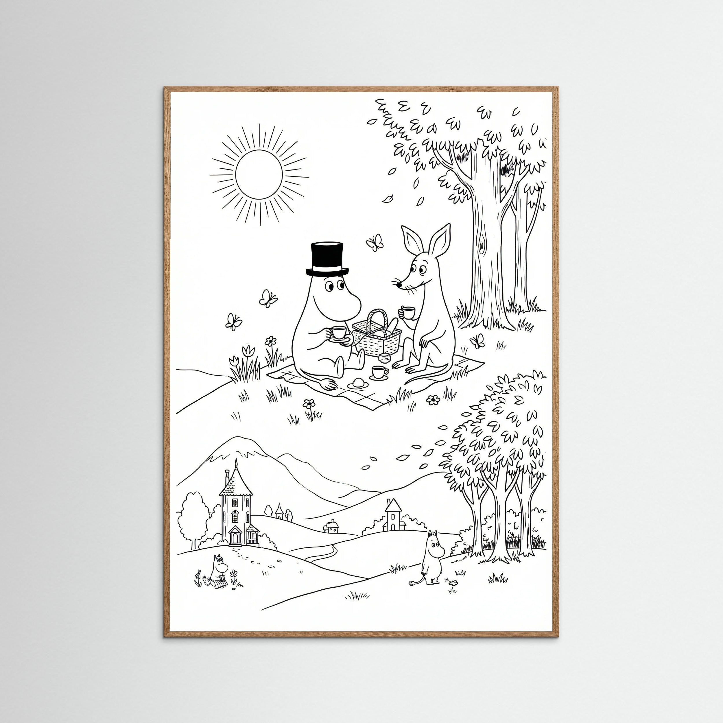 Oak Nature Moomins Bloom