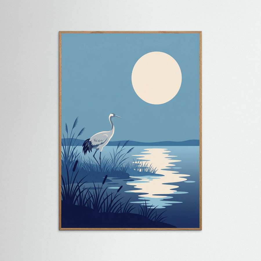 Moonlit Branch Serenity