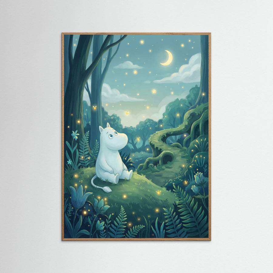 Moonlit Forest Camp
