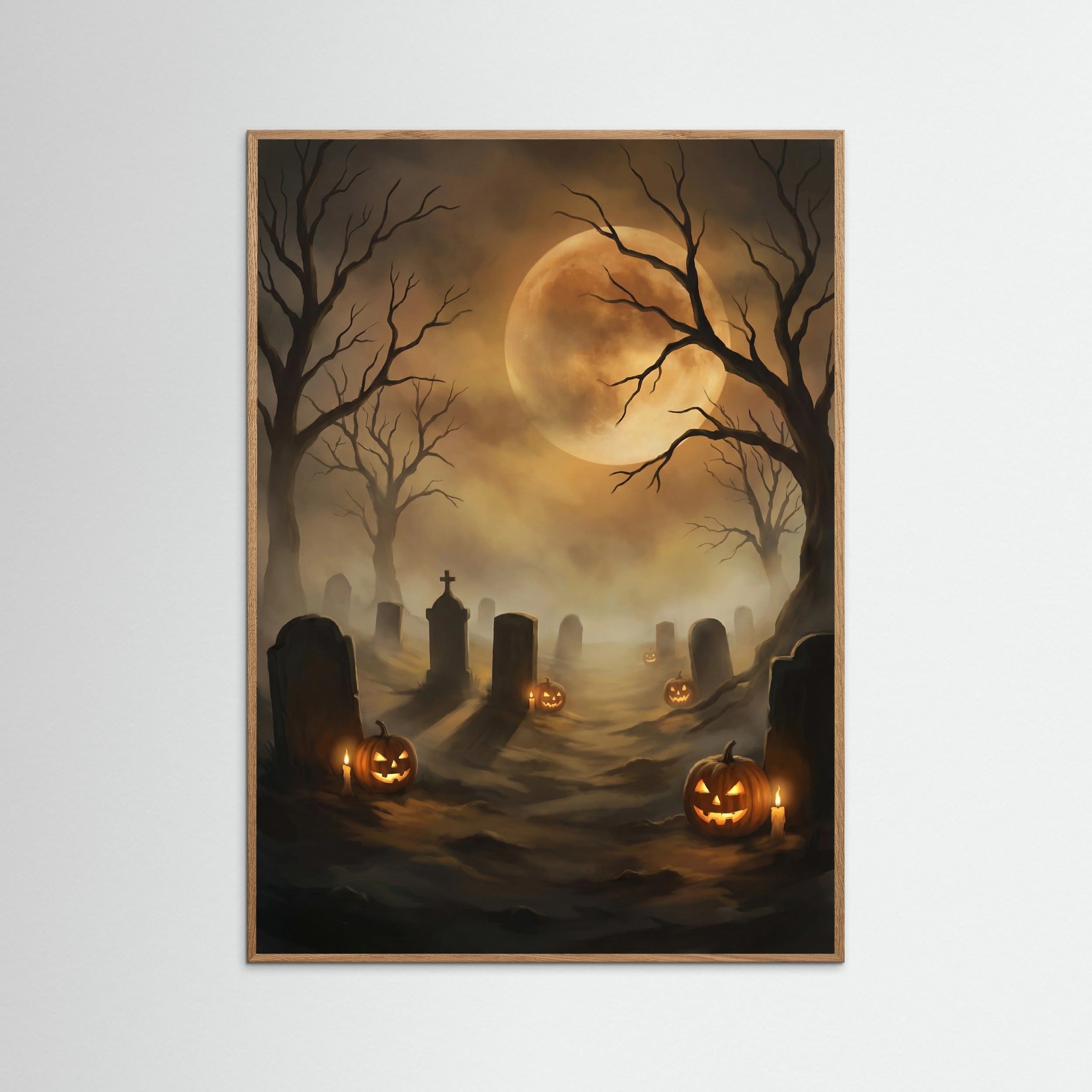 Oak Nature Moonlit Witch Flight