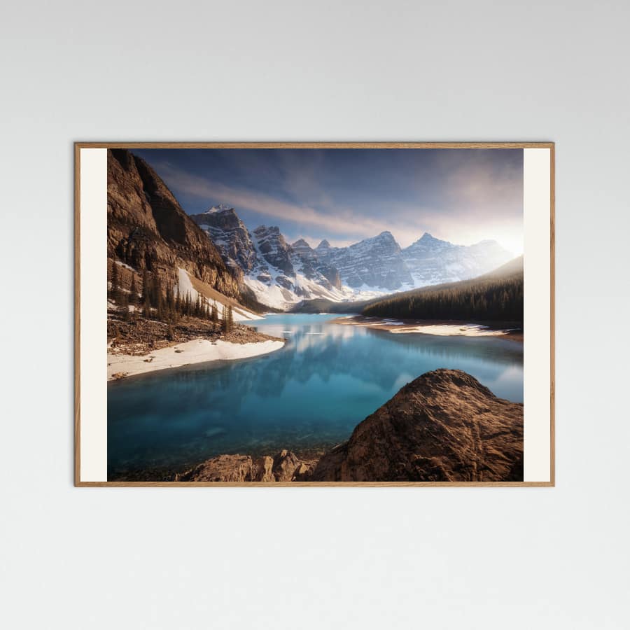 Moraine me. Poster – plakat og kunsttryk