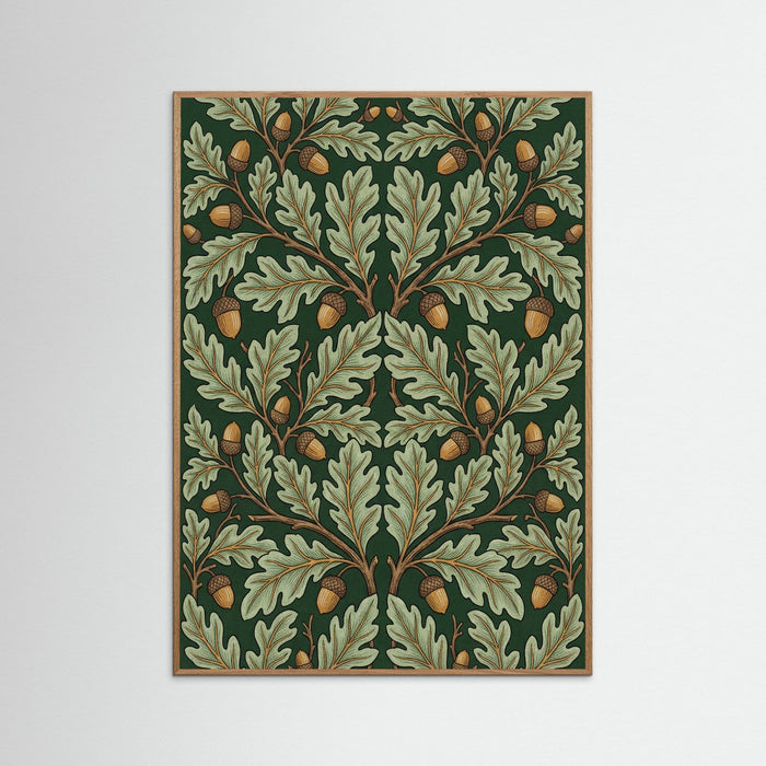 Oak Nature Morris Tulip Motif