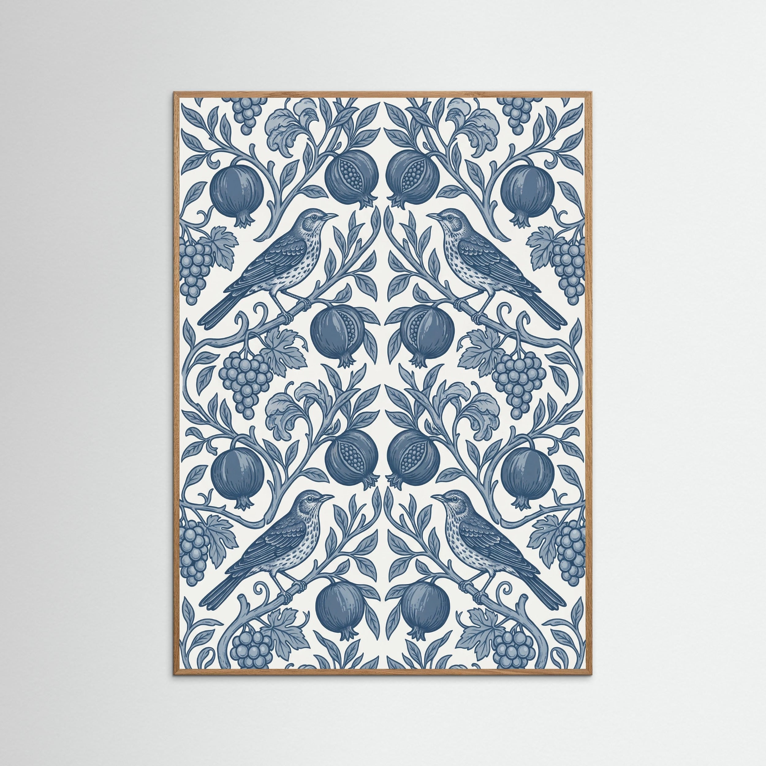 Oak Nature Morrisian Bloom Blue