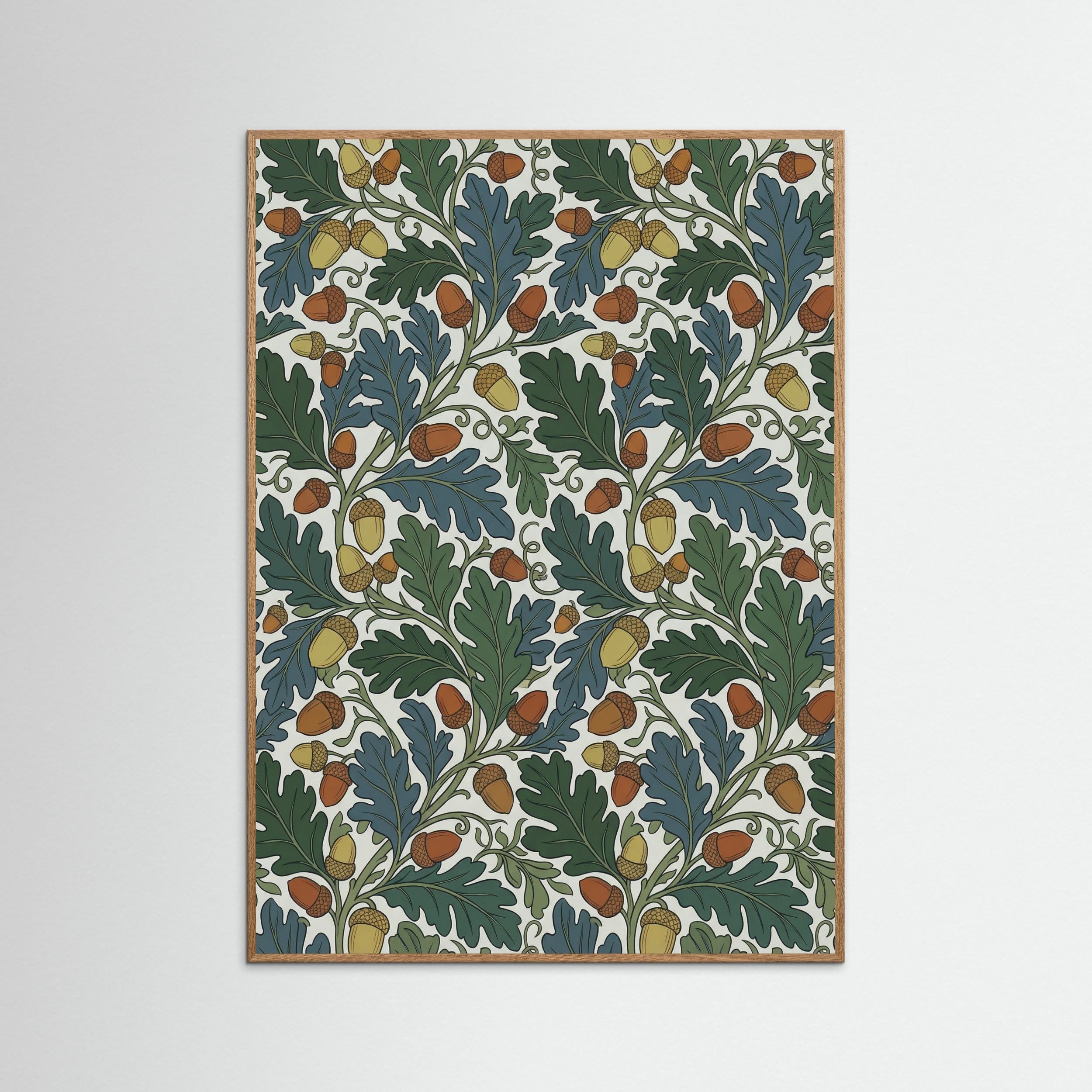 Oak Nature Morrisian Bloom Blue