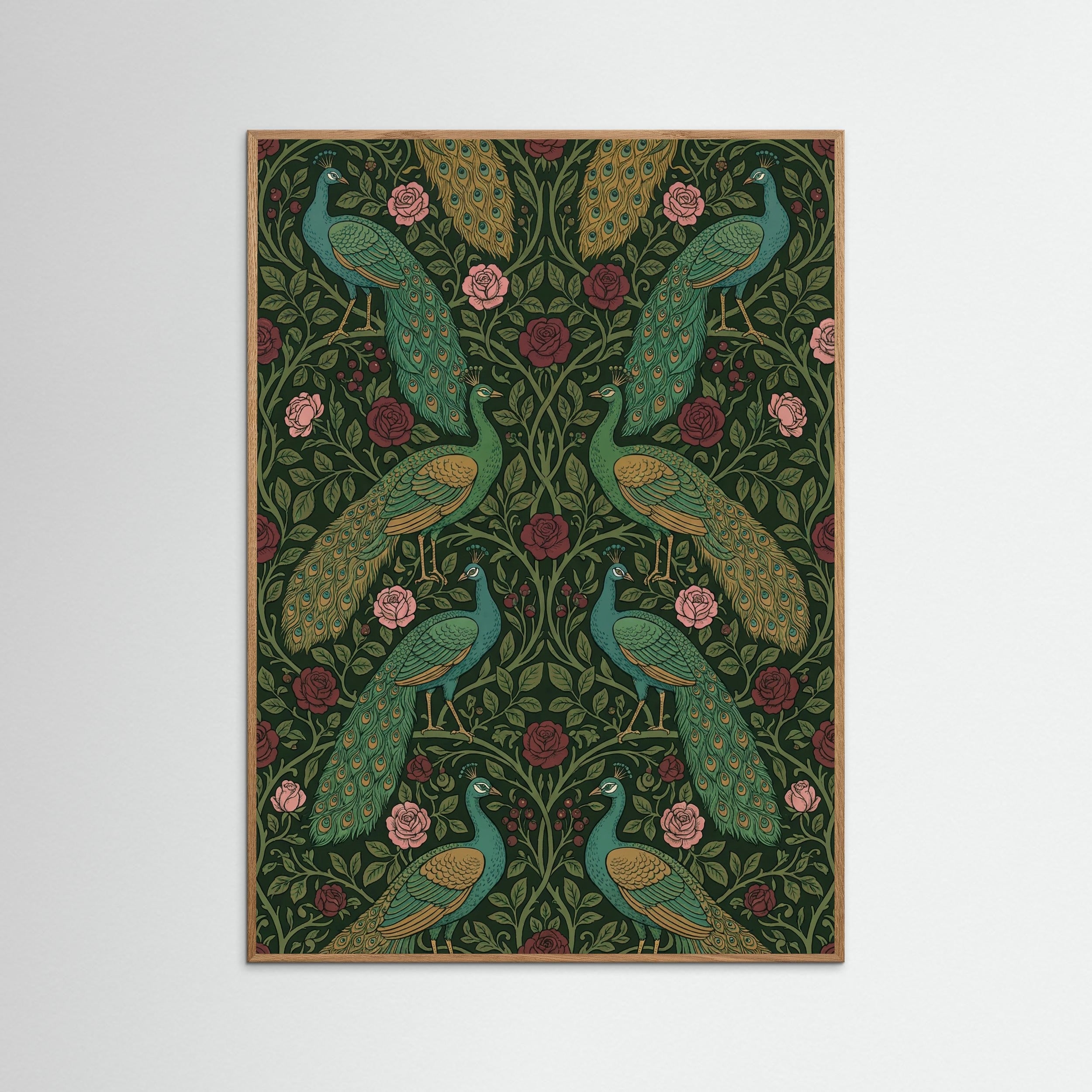 Oak Nature Morrisian Floral Elegance