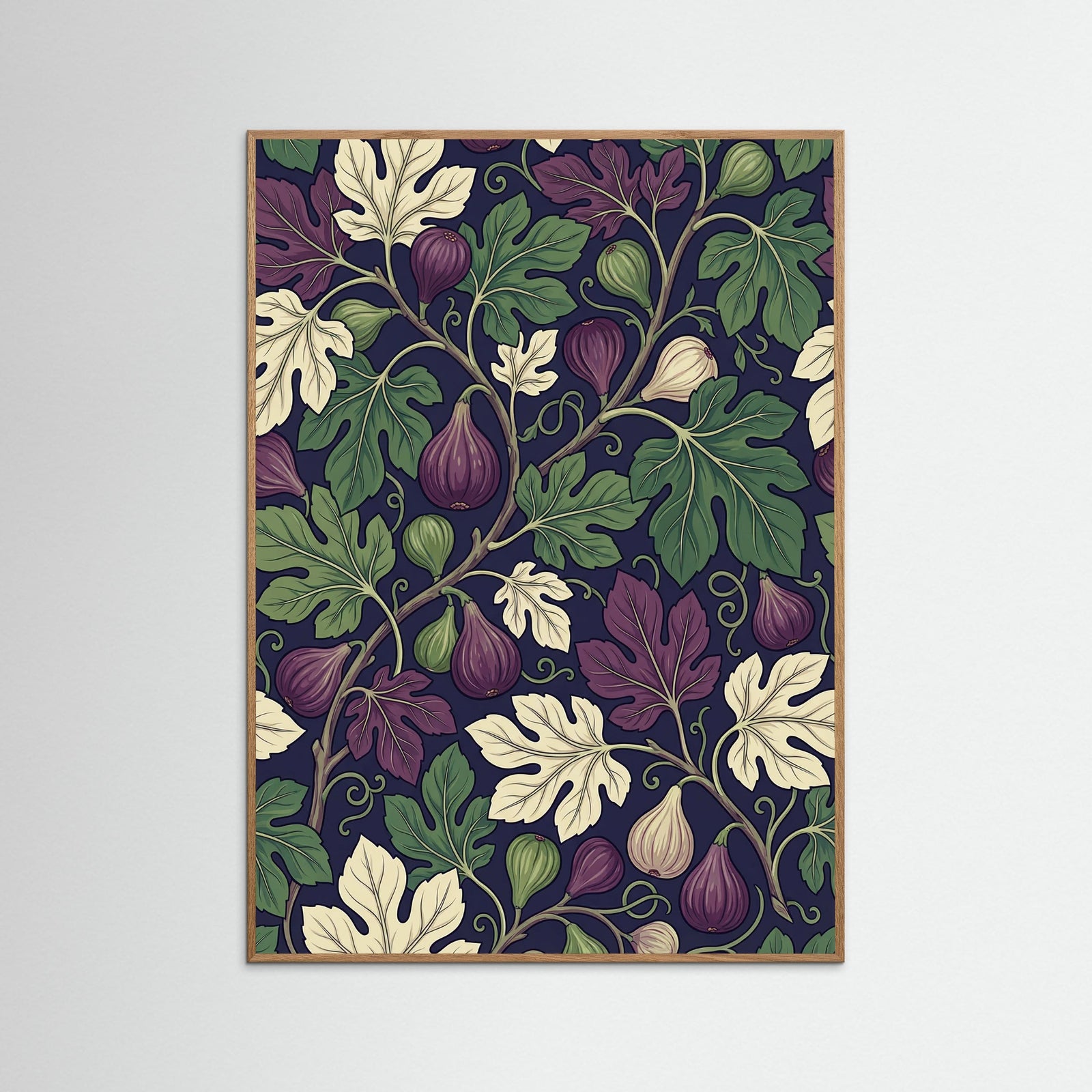 Oak Nature Morrisian Poppies