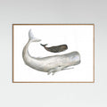 Poster Mother and Baby Sperm Whale – poster e stampa artistica