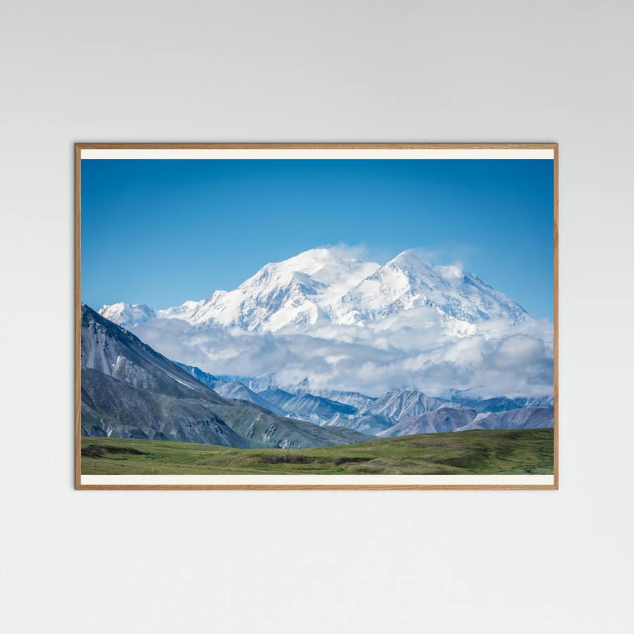 Plakat Mt. Denali - Alaska 20,310' – plakat i druk artystyczny