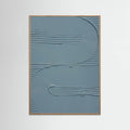 Affiche Mud Texture 12 Blue – affiche et impression d’art