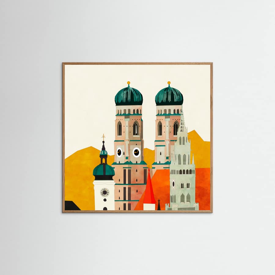 Munich, Liebfrauenkirche Poster