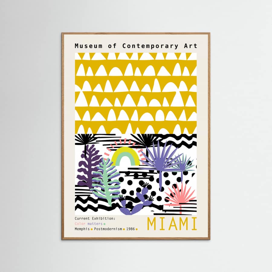 Museum of Contemporary Art Miami Poster