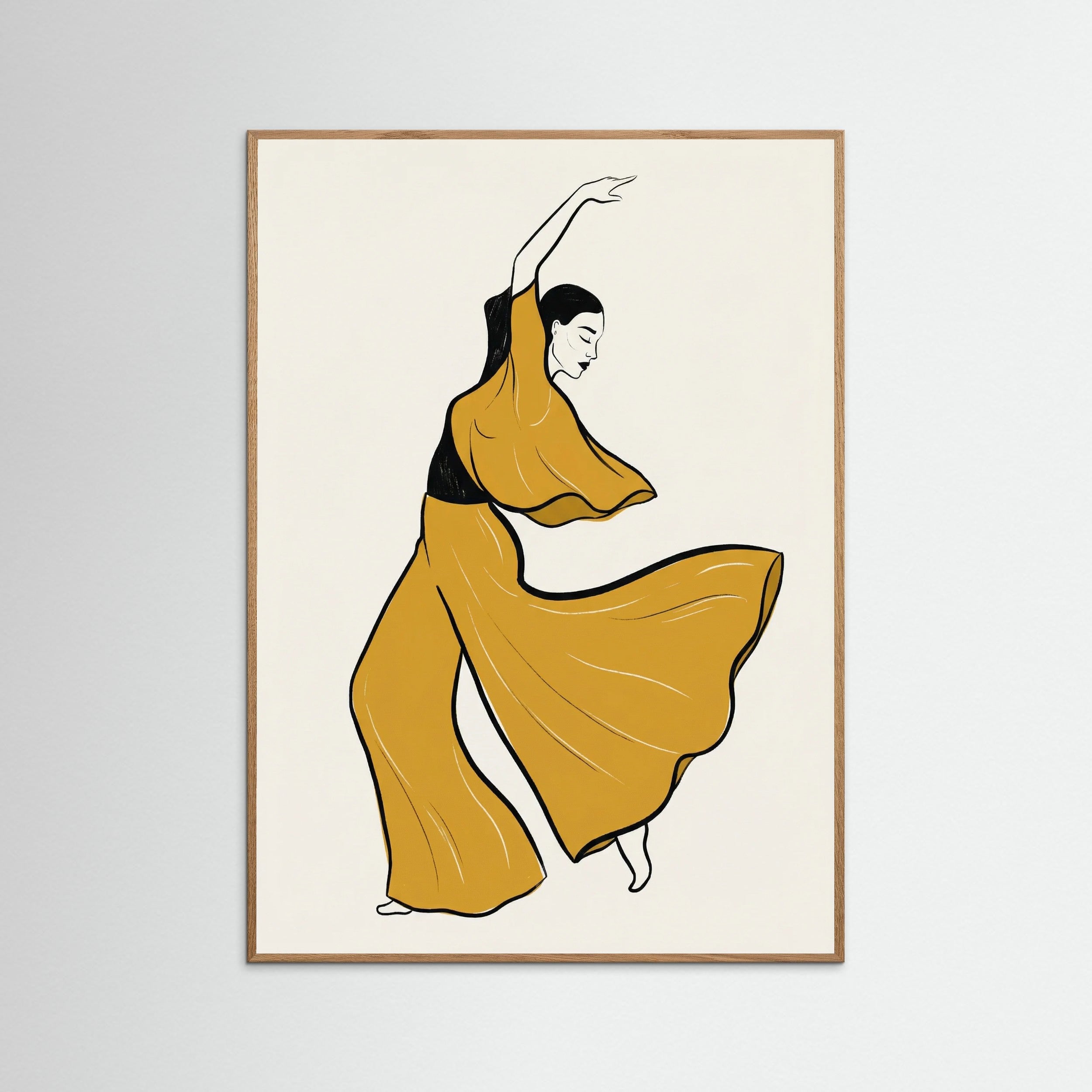 Oak Nature Mustard Mood