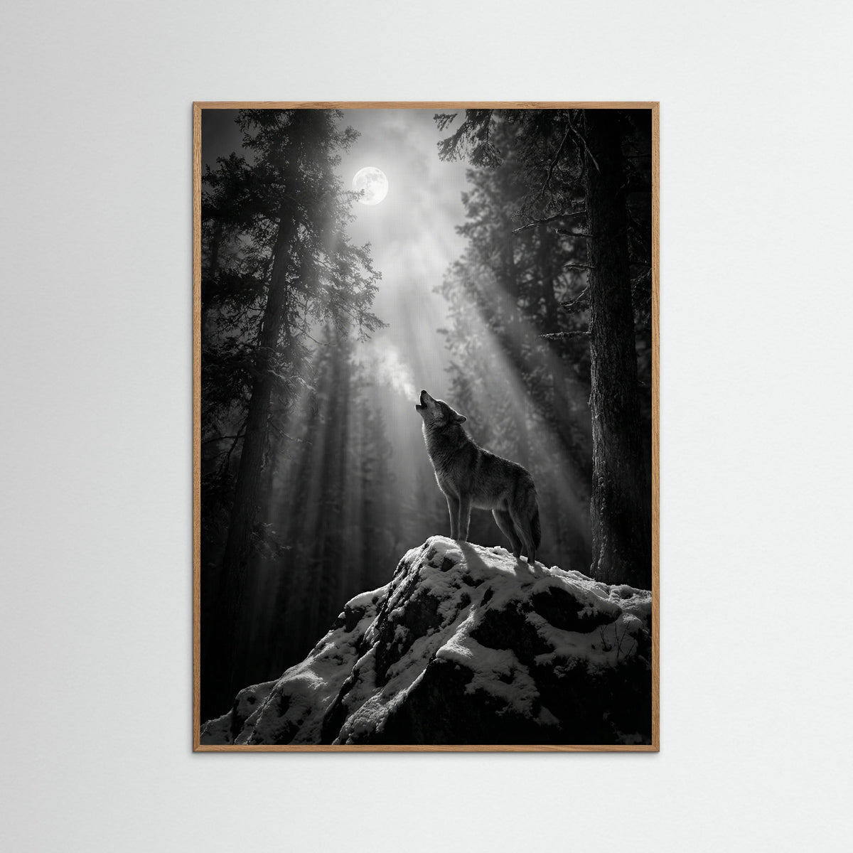 Oak Nature Mystic Deer