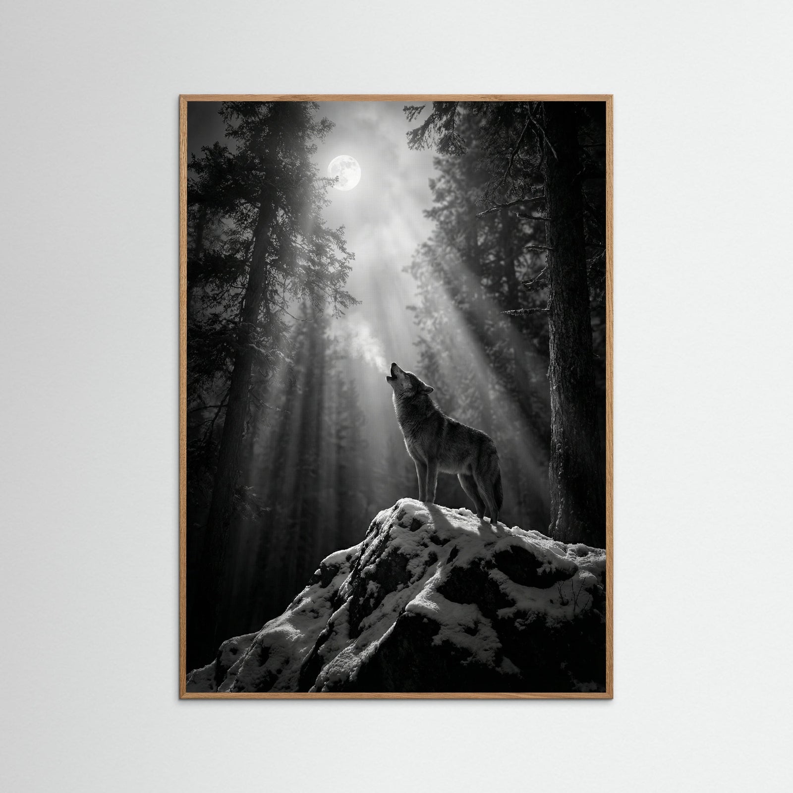 Oak Nature Mystic Deer