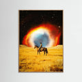 Oak Nature Nebula Cowboy Poster