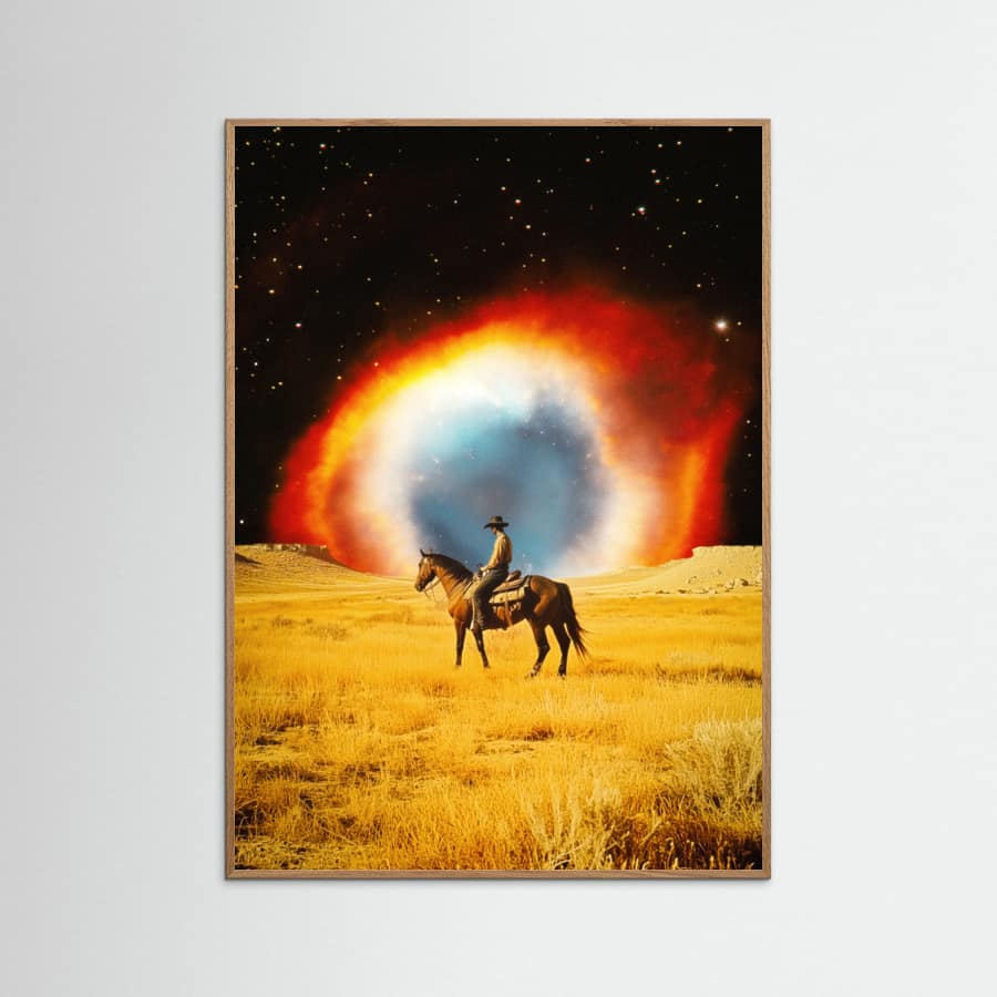 Nebula Cowboy Poster