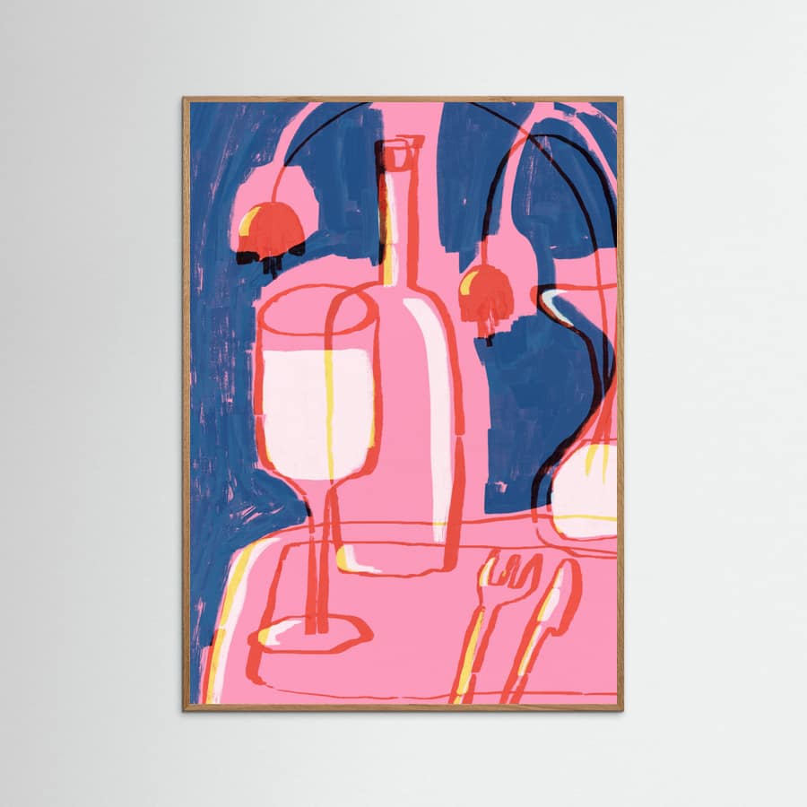 Neon Still Life No 4 Poster – poster and art print