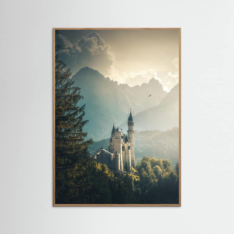 Neuschwanstein Castle Poster – Poster und Kunstdruck