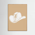 Plakat Neutral Cowboy Hat – plakat i druk artystyczny