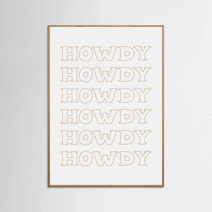 Plakat Neutral Howdy – plakat i druk artystyczny