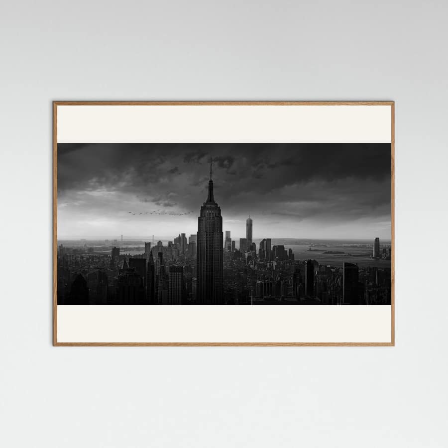 New York Rockefeller View Poster – Poster und Kunstdruck