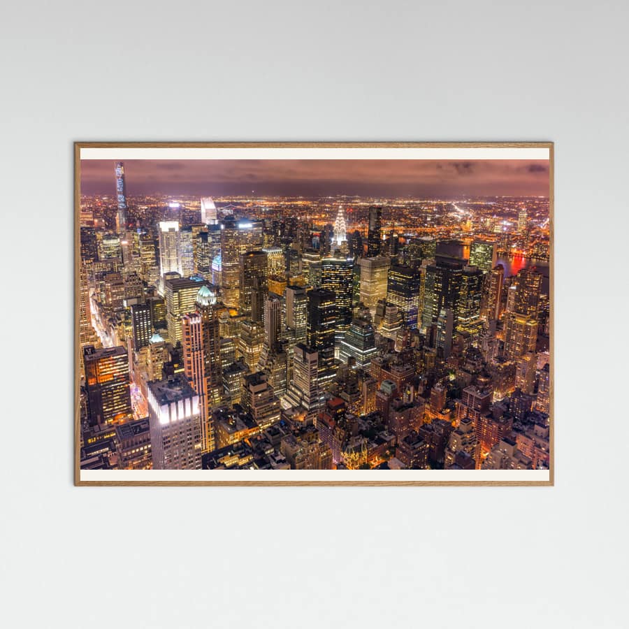 Night Life -juliste – juliste ja taidepainatus