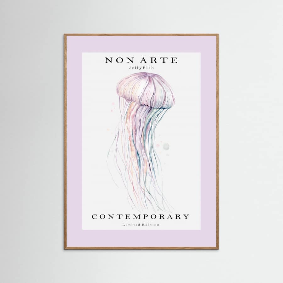 Plakat Non Arte Jellyfish – plakat i druk artystyczny