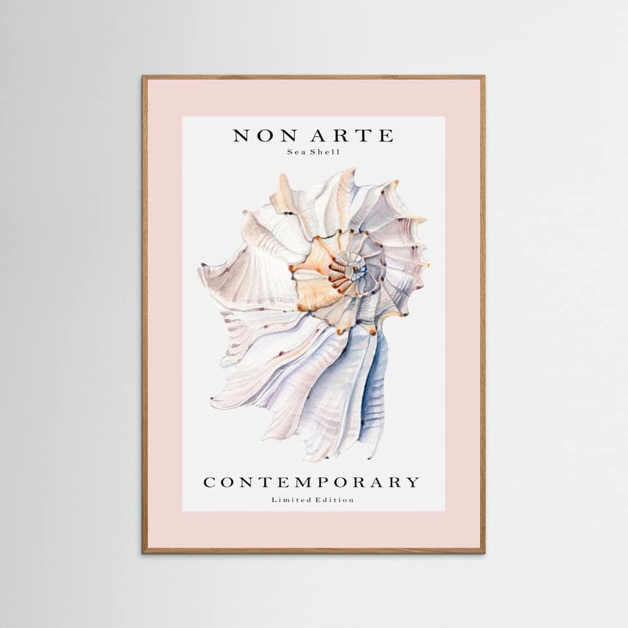 Plakat Non Arte Sea Shell no.1 – plakat i druk artystyczny