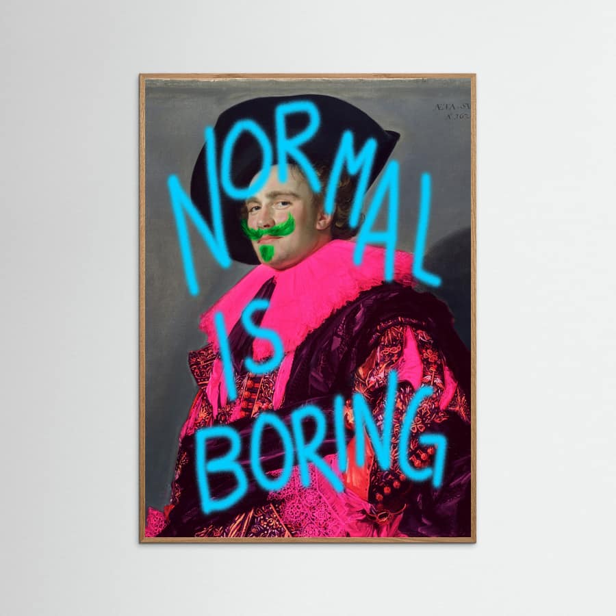 Póster Normal is boring – póster e impresión artística