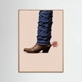 Oak Nature Not Serious Cowboy Poster