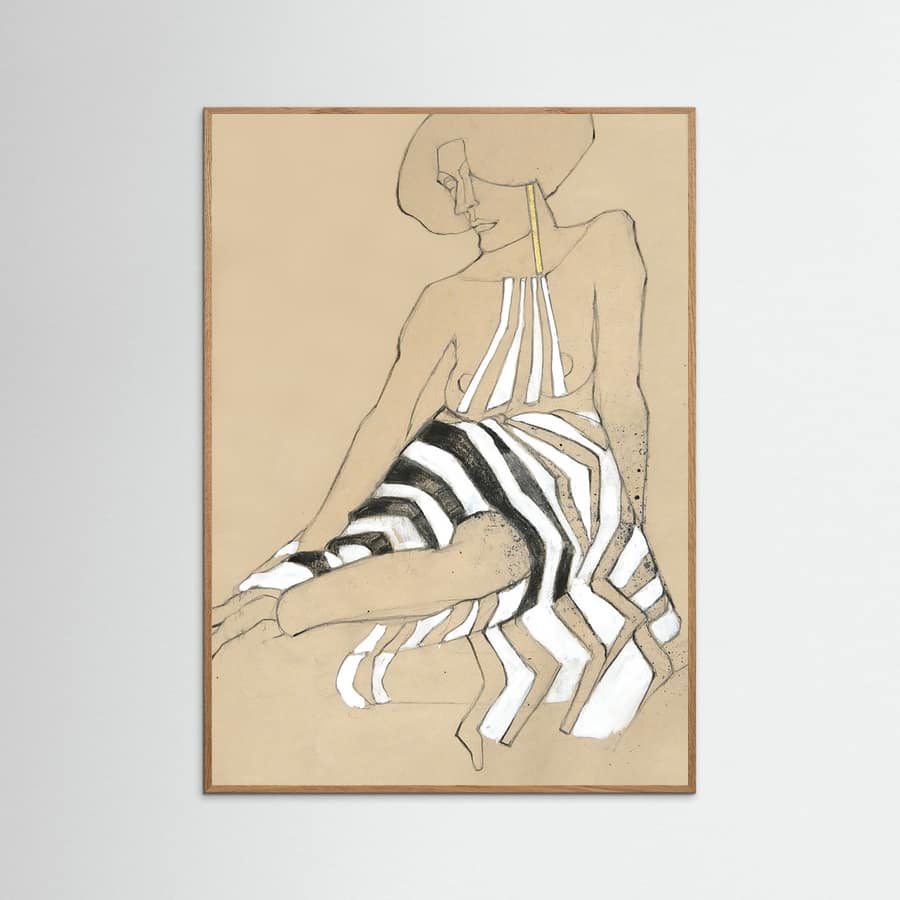 Nude Art Nouveau Poster – poster and art print