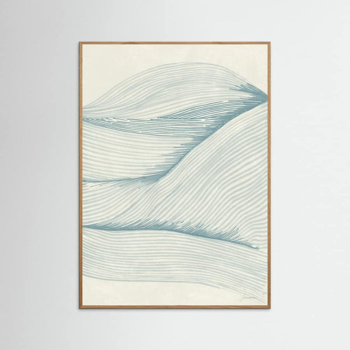 Ocean in lines 02 Poster – Poster und Kunstdruck