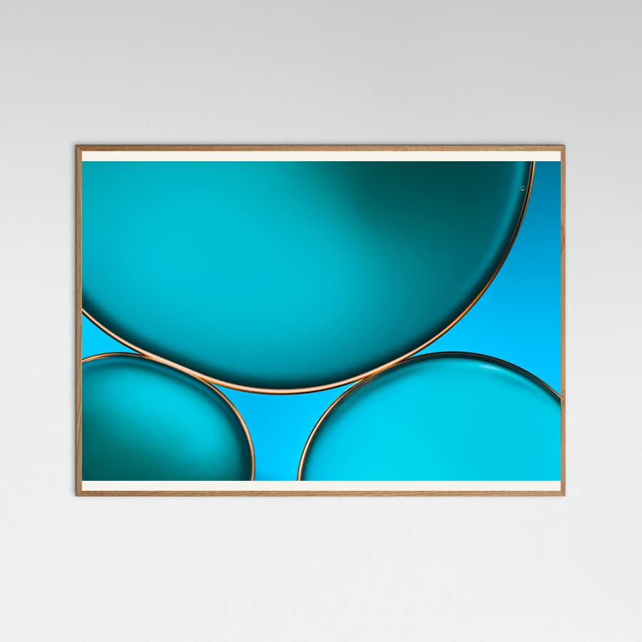 Oil and water Poster – Poster und Kunstdruck