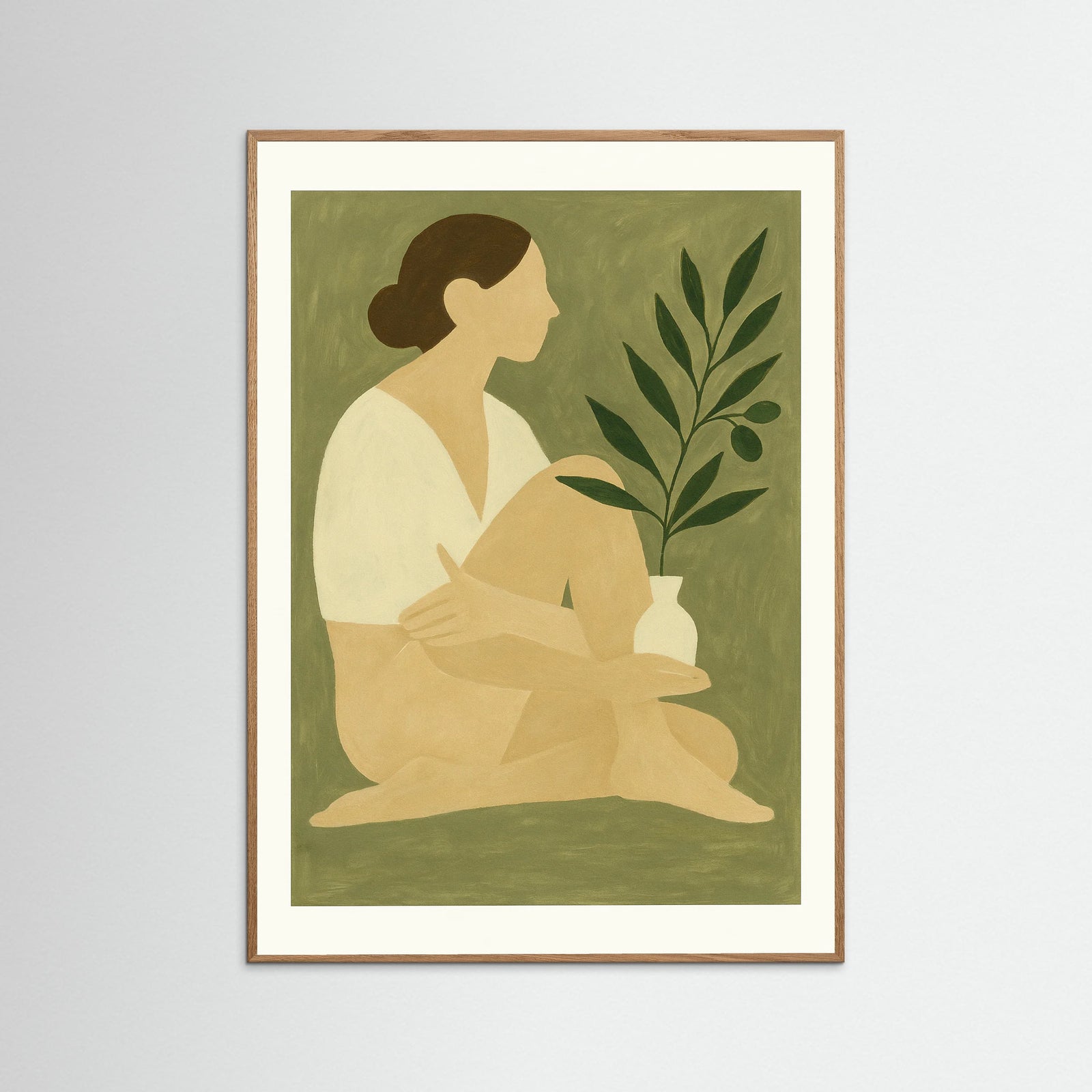 Oak Nature Olive Calm