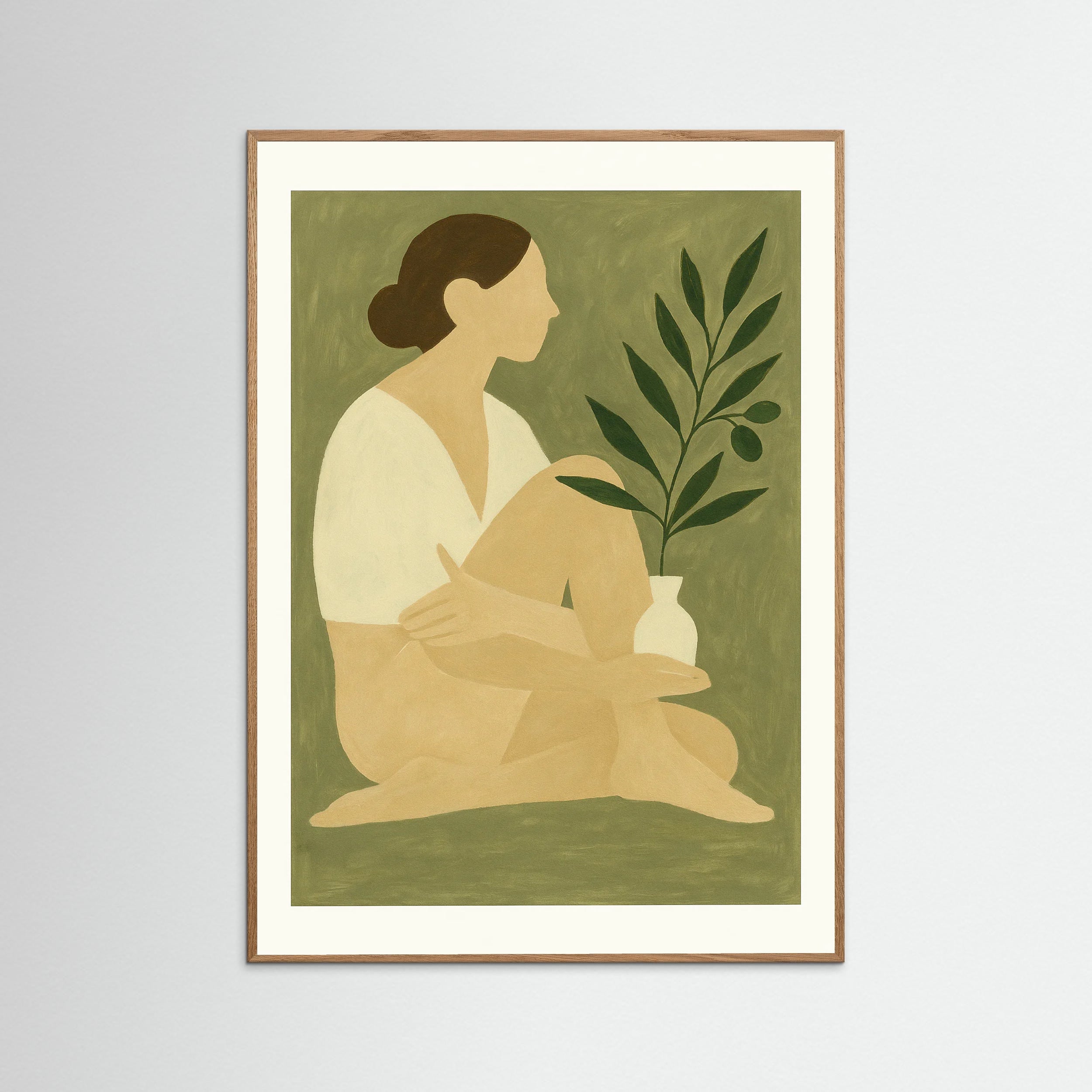 Oak Nature Olive Calm