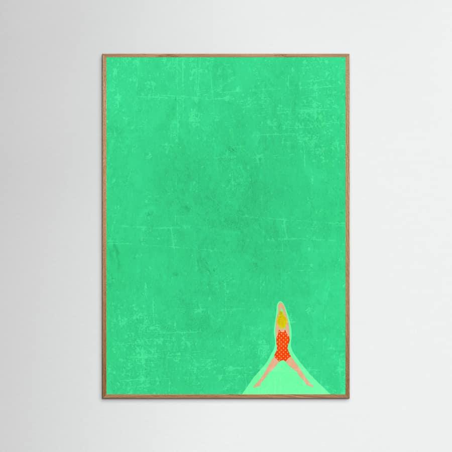 Open Water (blonde) 2 Poster – Poster und Kunstdruck